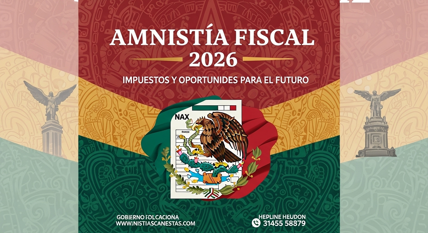 Amnistía fiscal 2026: condonación de recargos y multas