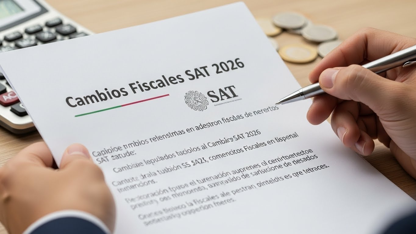 Cambios Fiscales del SAT en 2026 español mexico