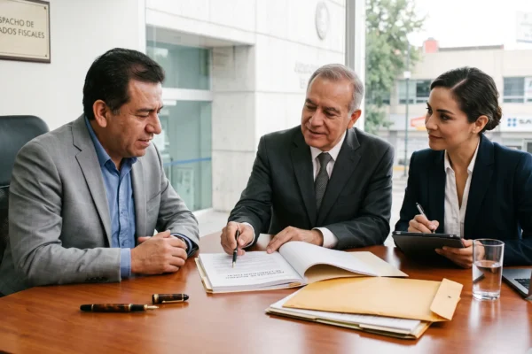 Abogados fiscalistas CDMX explicando la judicialización de adeudos fiscales en México