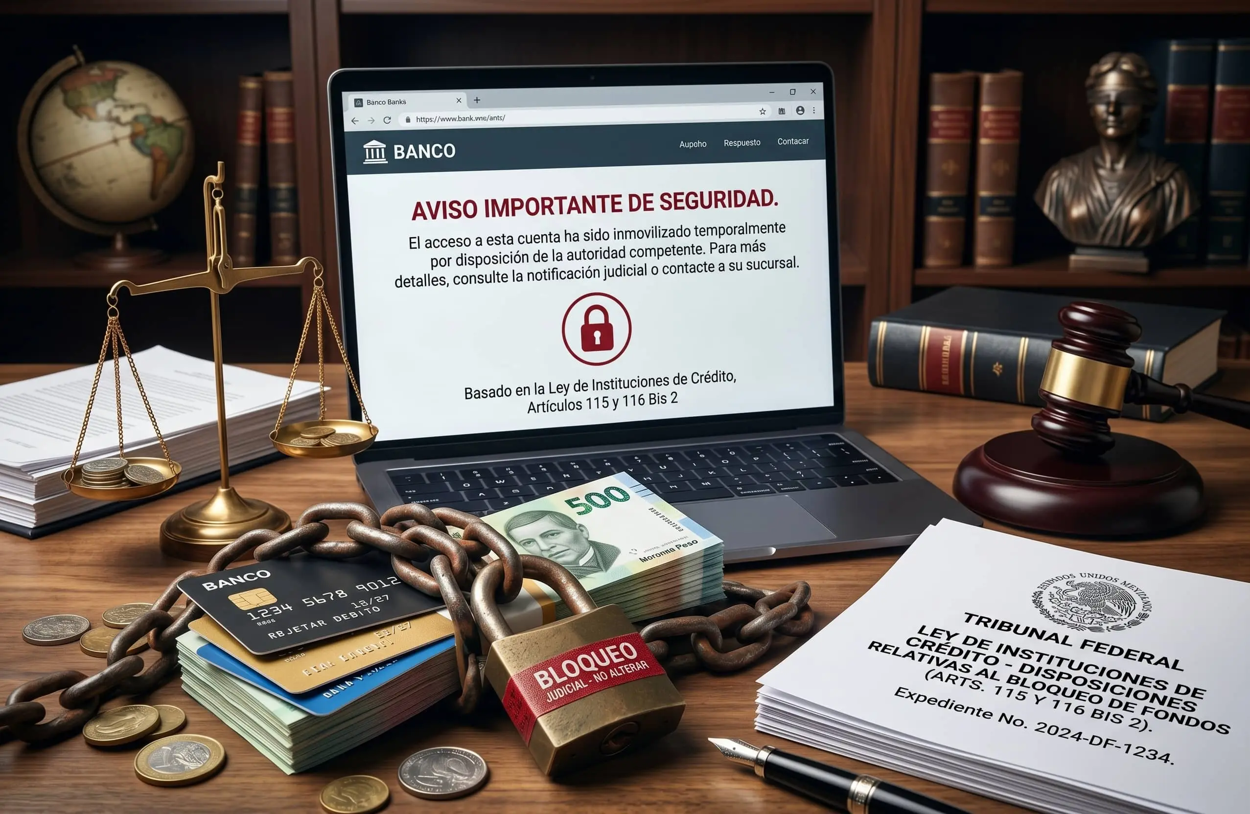 bloqueo de fondos fintech